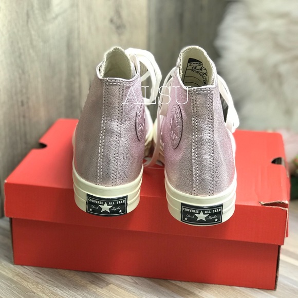 Converse 🔥SALE!🔥 Chuck 70 Leather HI Rust Pink AUTHENTIC Womens Size 7 561732C - Picture 4 of 8
